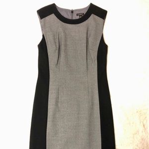Ann Taylor Wool Color Block Dress